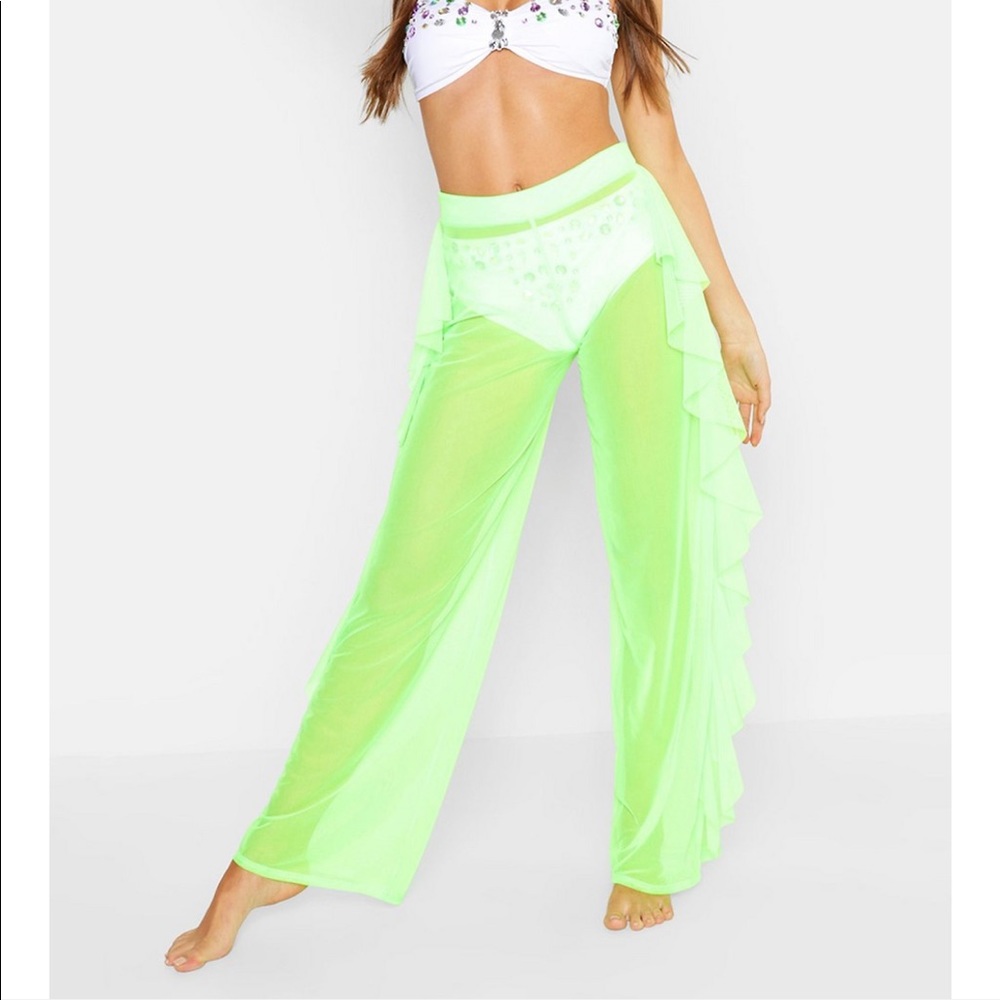 Cover up pants line green